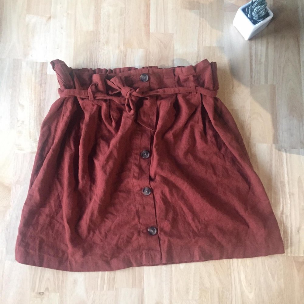 Falls Creek 1X Peasant Style Skirt- Rust
